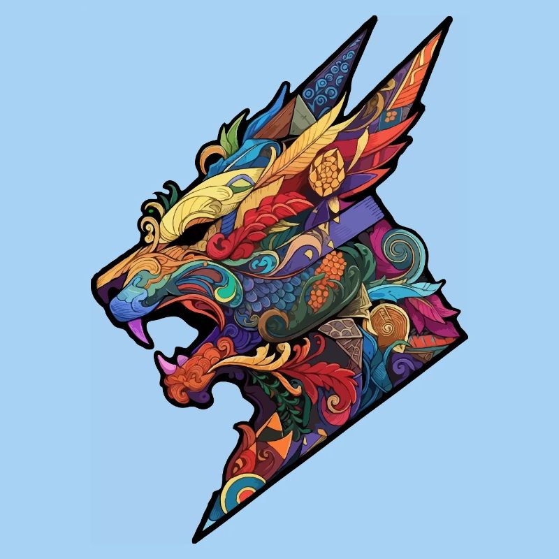 Kaleidoscopic Dragon: Folklore Fire