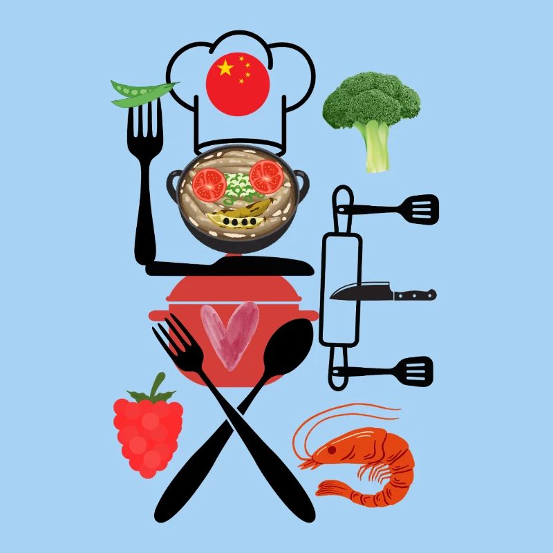 China Kitchen Collage