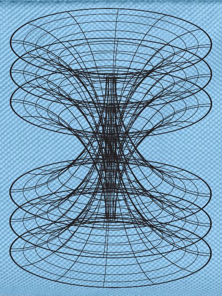 Warped Grid Sanduhr