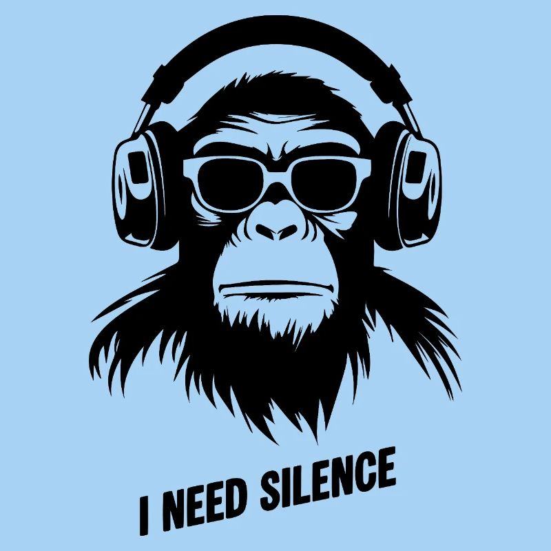 Singe et silence