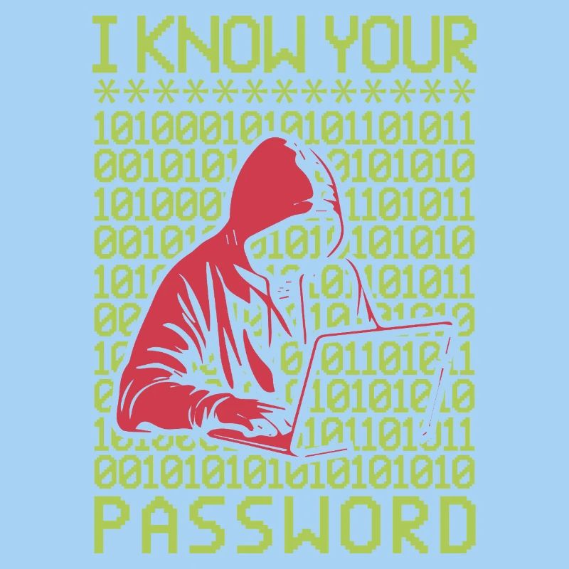 Hacker hackt Programmierer Linux Passwort Hacker