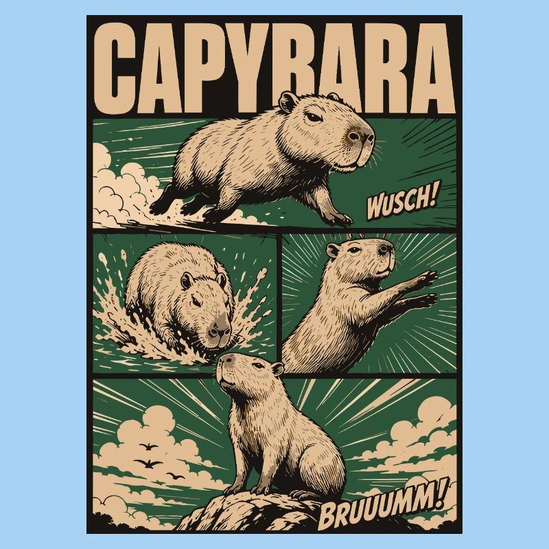 Chilliges Capybara Comic