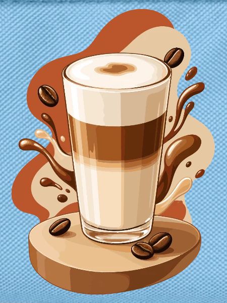 Cremiger Latte für Kaffeefans 