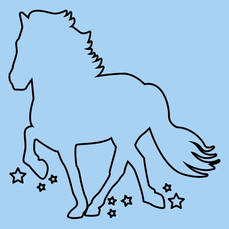 Tölter outline Stern