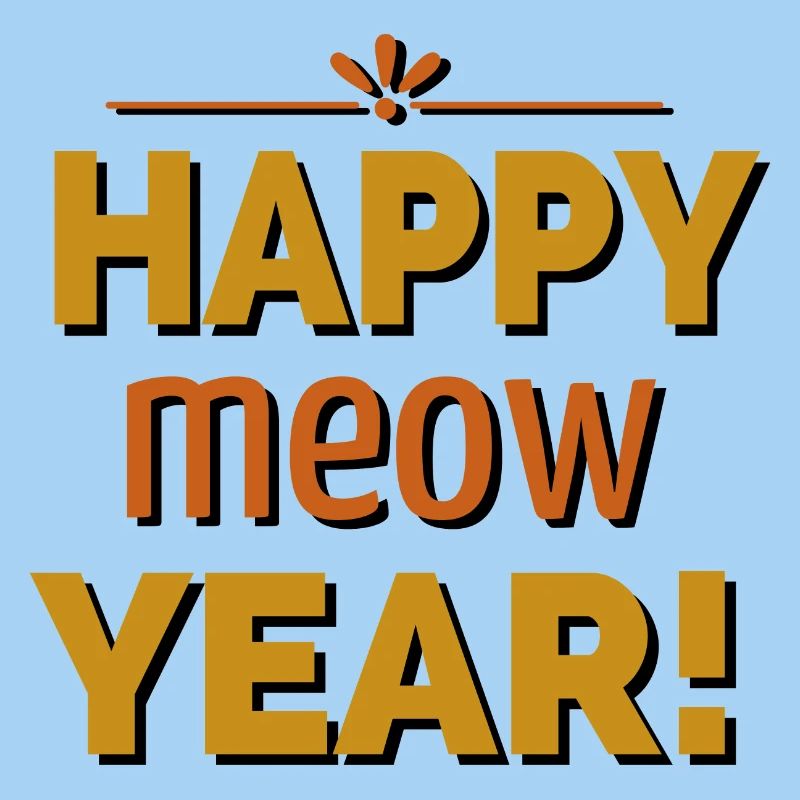 Happy new / meow year