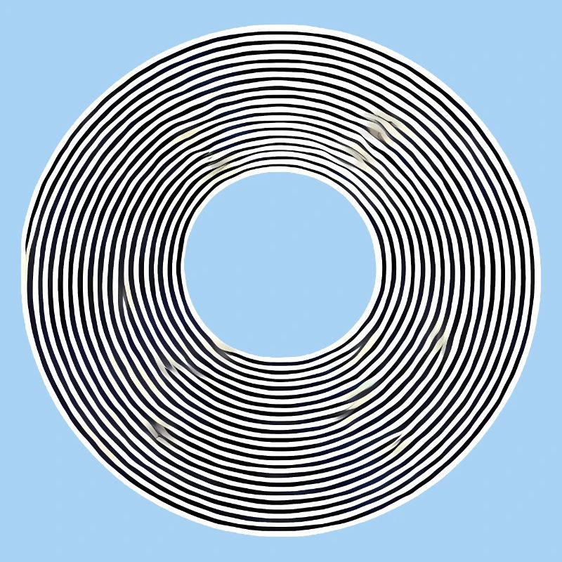 Conception minimaliste abstraite de lignes de cercle