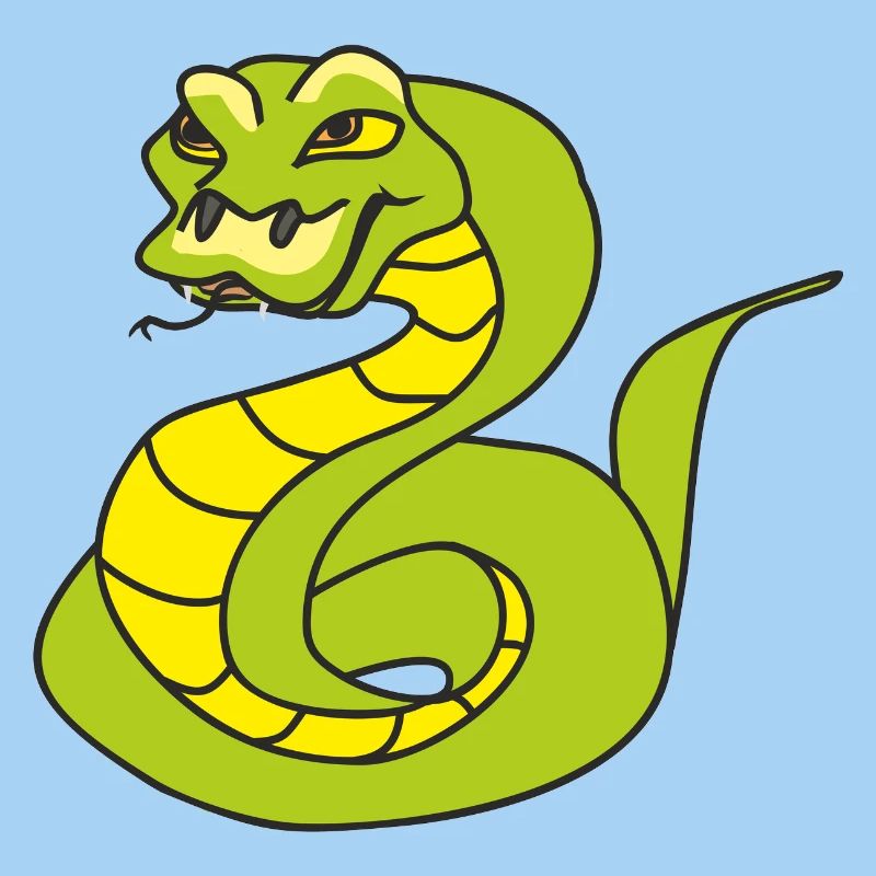 Serpent vert