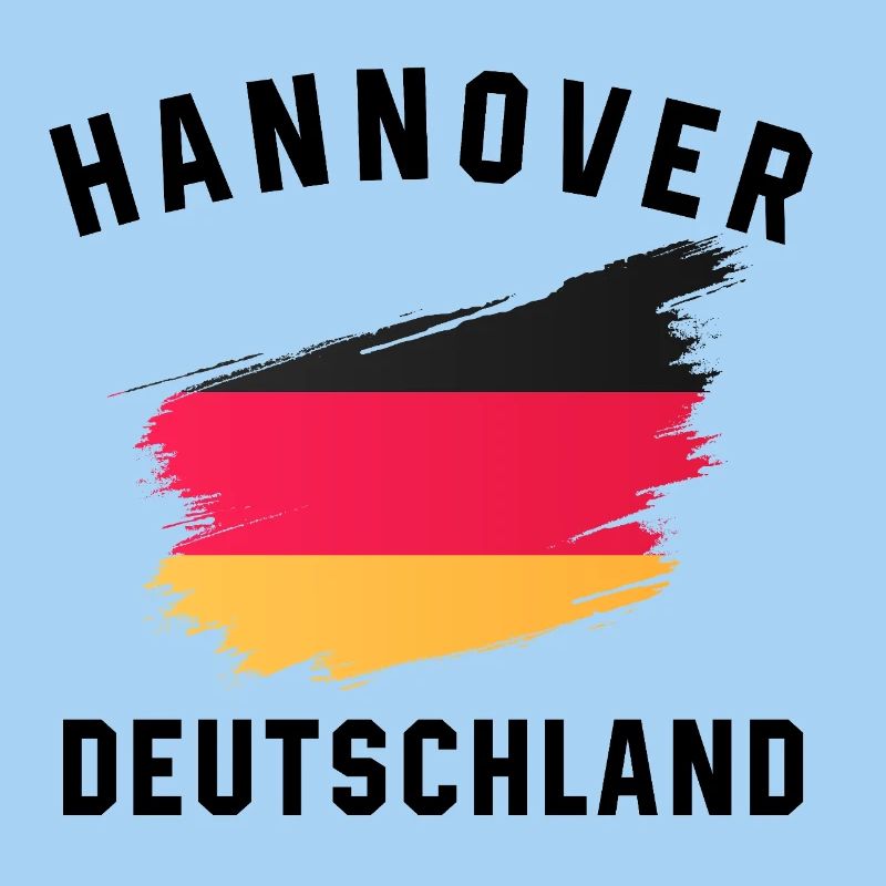 Drapeau de l’Allemagne - Conception créative de coups de pinceau