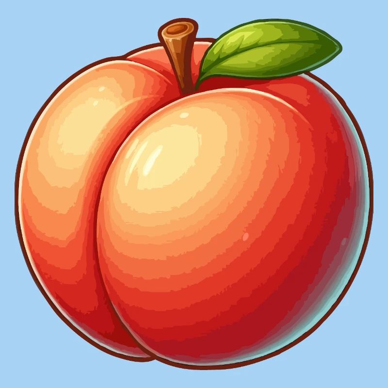Pfirsichfrucht