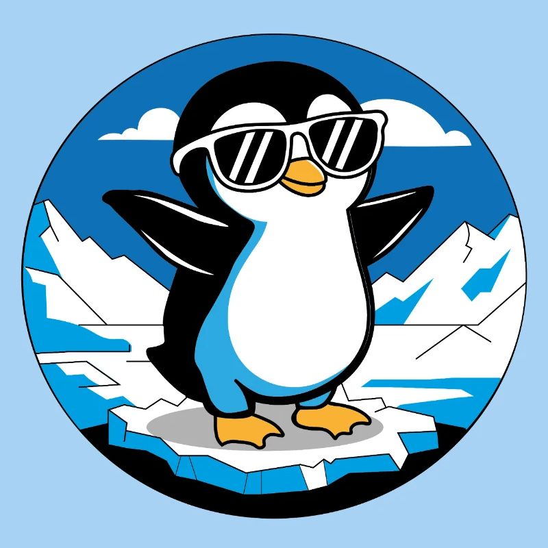 Der coole Pinguin