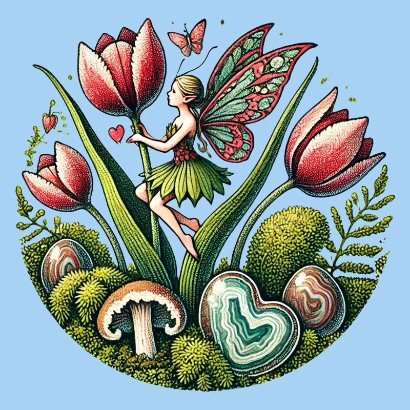 Frühling Tulpen Fee