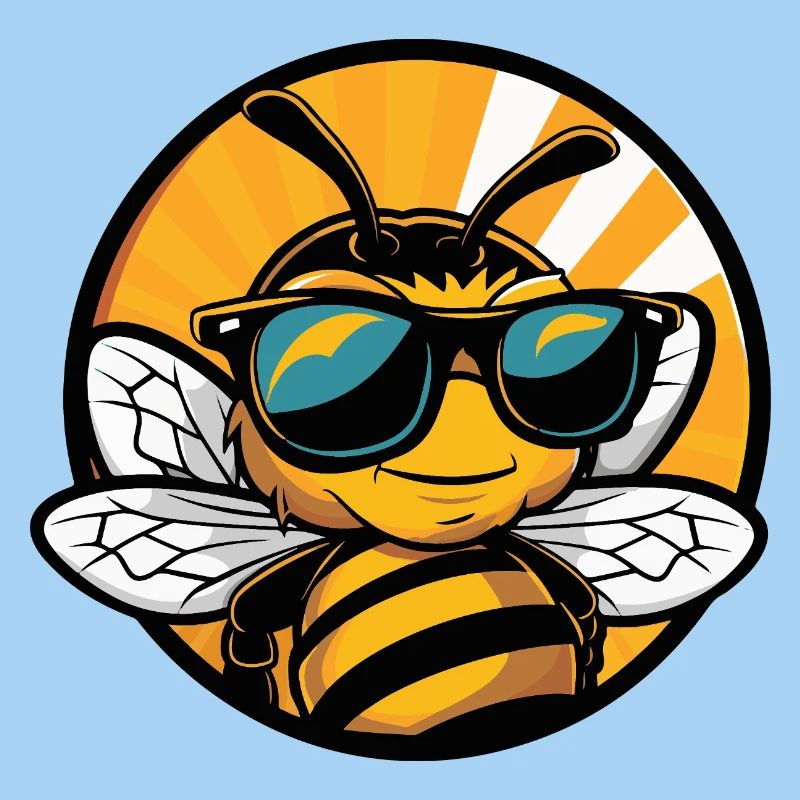 Biene Cool Sommer