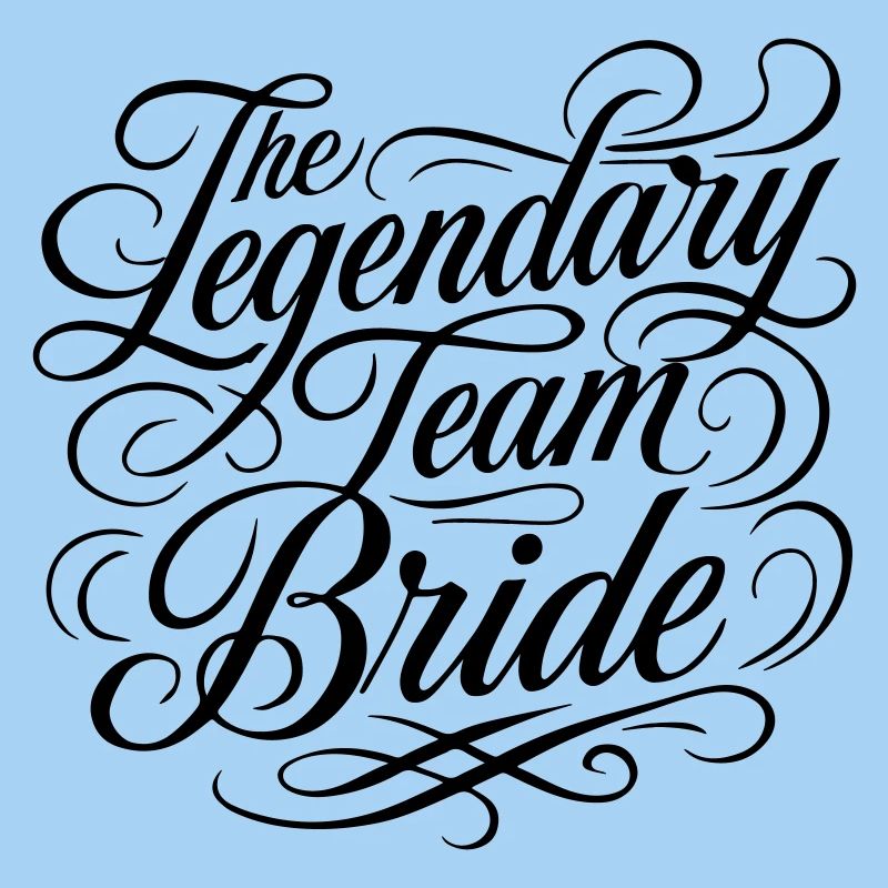 Team Bride Wedding Saying