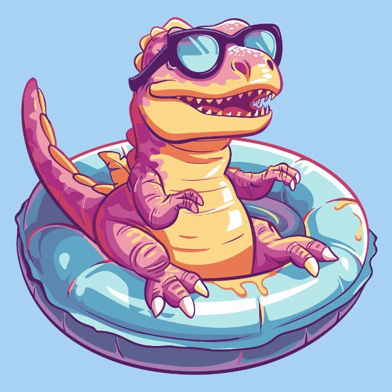Dinosaurier T-Rex Comic Cool