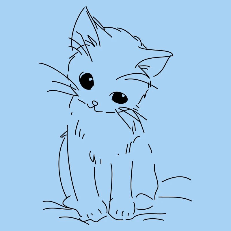 chaton timide