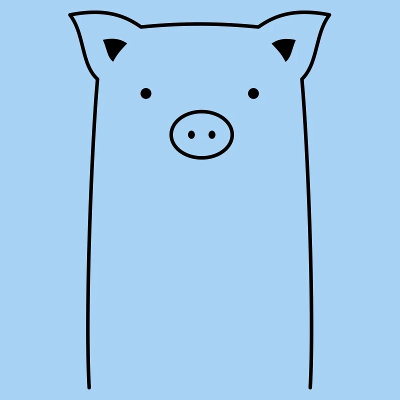 Pig sow piglet gift idea