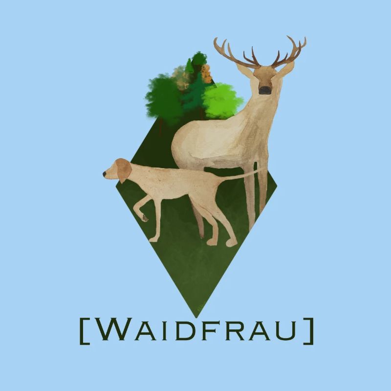Waidfrau Jägerin