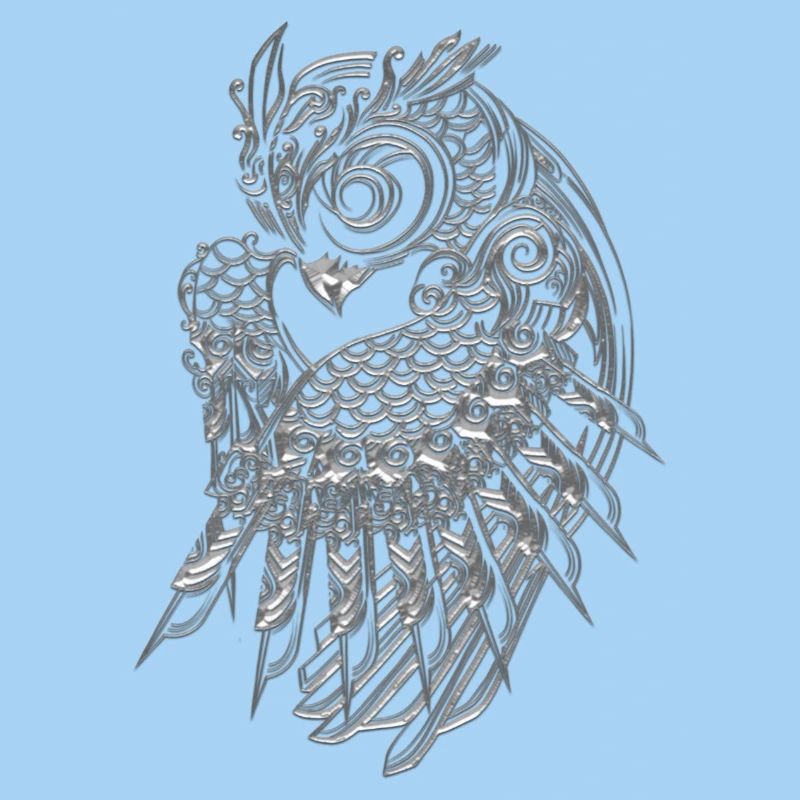 Silver Owl design