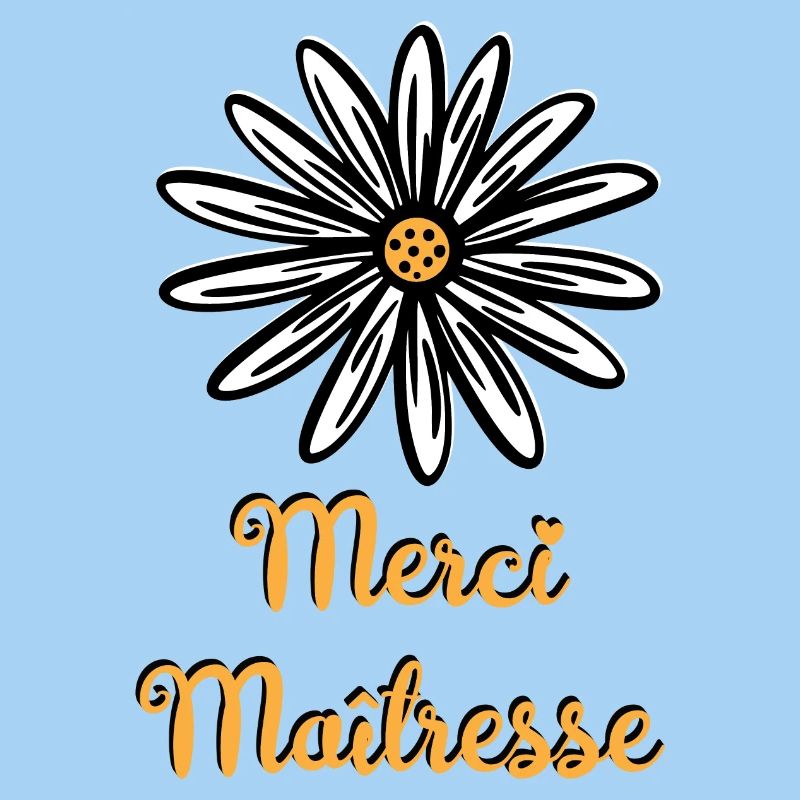 Danke Herrin mit einer Blume