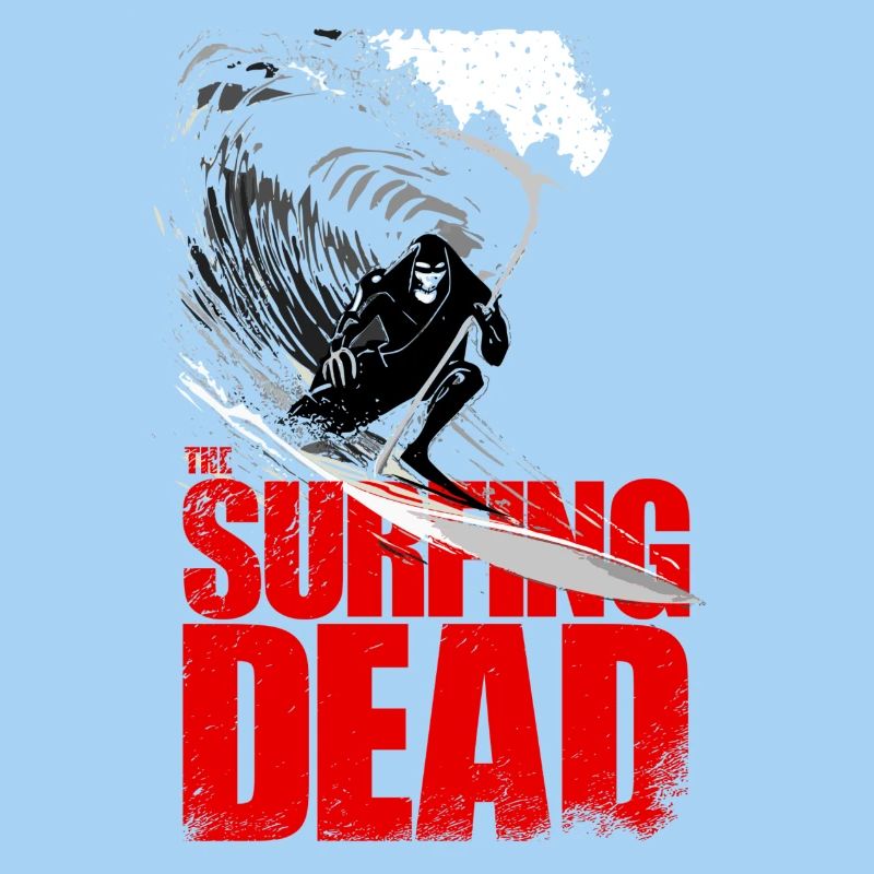 Surfing Dead Sensenmann Surfer Wave Design