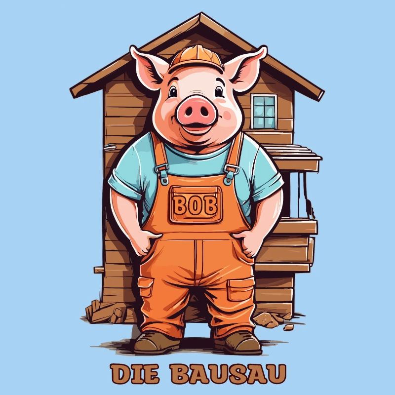 Bob la truie de construction, cochon artisan