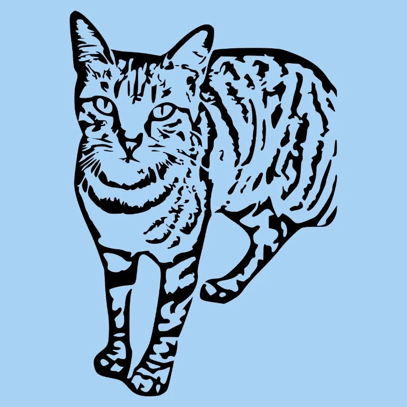 Schwarze Katze Katze Süßes Kätzchen Weihnachtsgeschenk