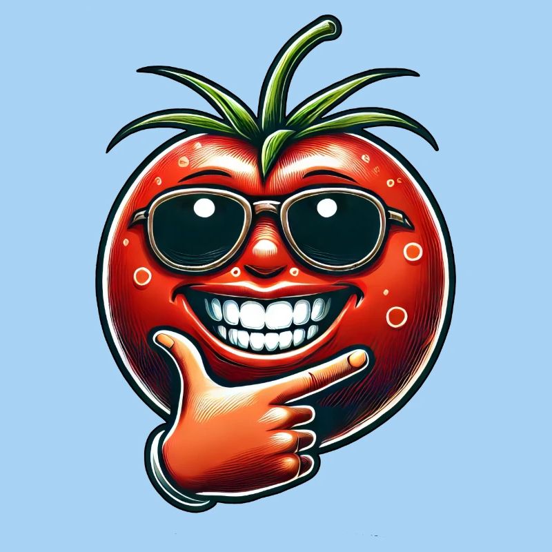 Cool Tomate Lunettes de Soleil Rouge Tomate Drôle
