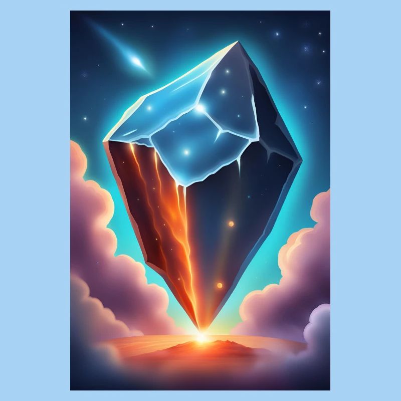 Eisiger Meteor