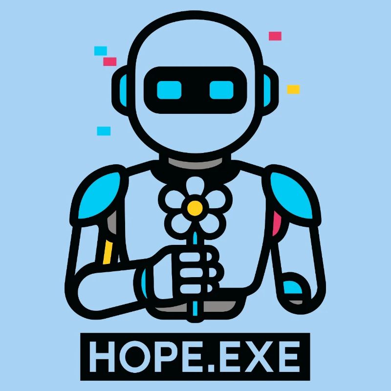 HOPE.EXE – Robot avec fleur