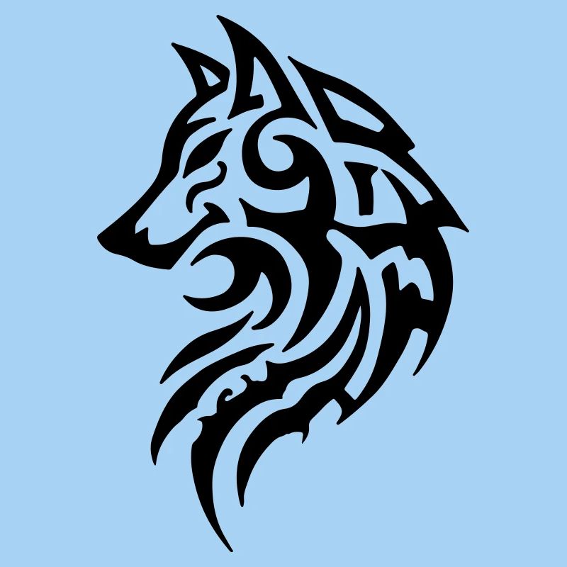 Wolf Tribal Tattoo