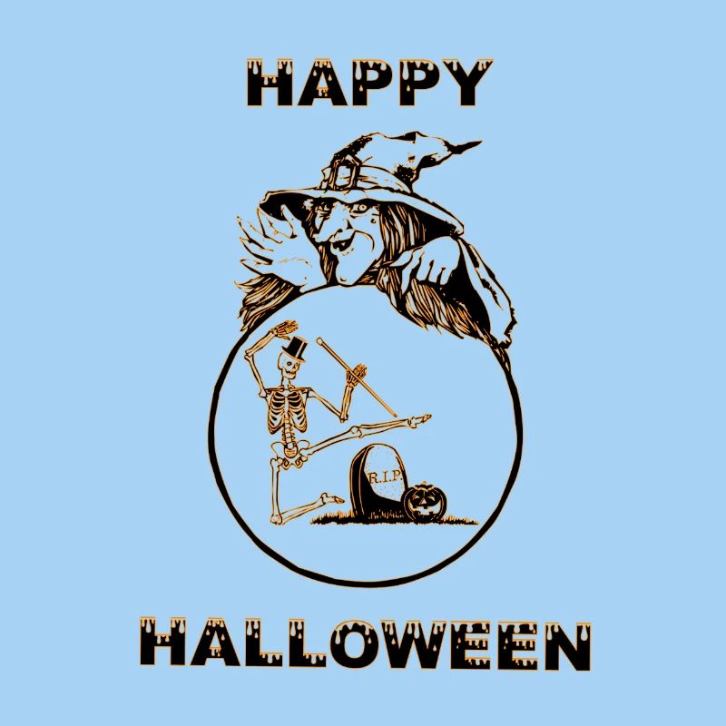 Conception de sort de sorcière d'Halloween