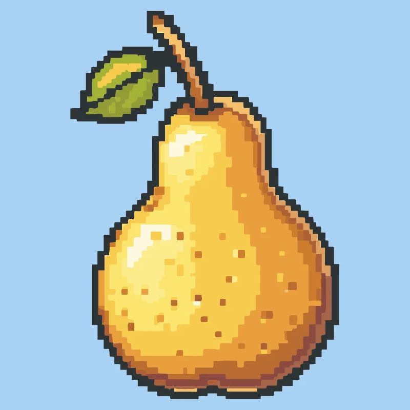 Pixel Bulb Retro Pixel Art
