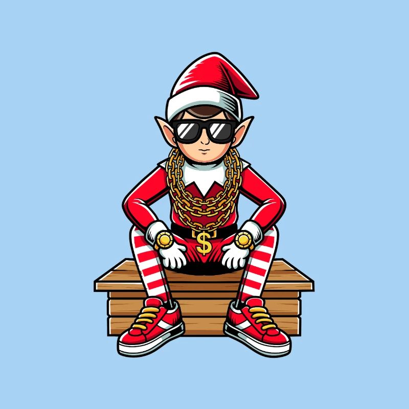 Weihnachtself Bling Rapper