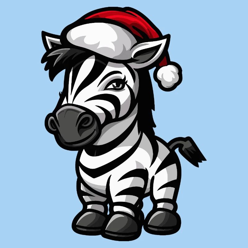 Zebra Weihnachten