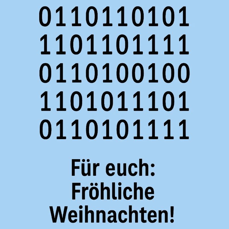 Modèle binaire de code de Noël