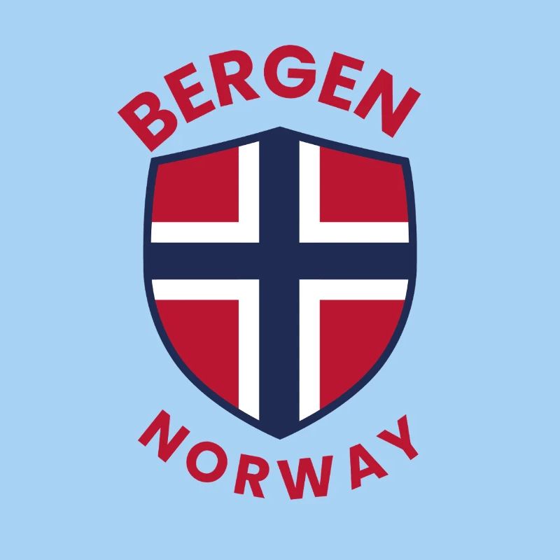 Bergen Norway Shield Emblem
