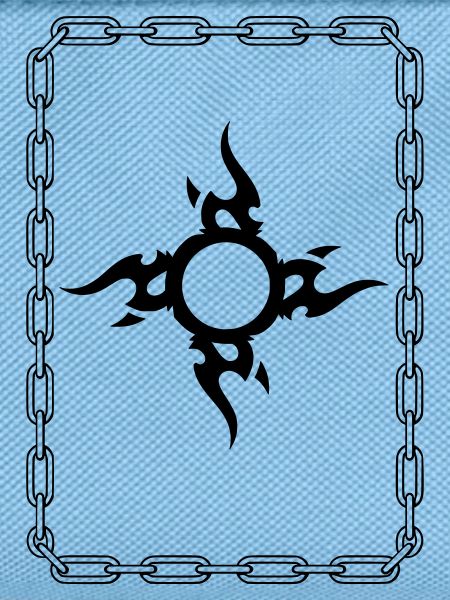 Black Tribal Surrounded Chain