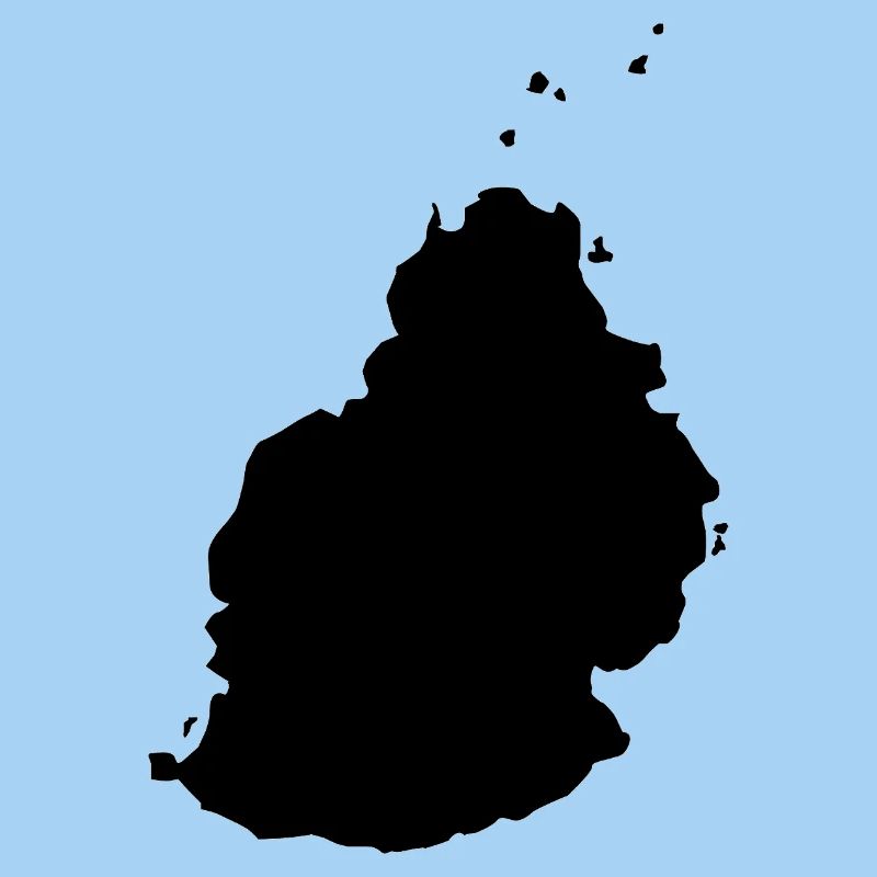 Mauritius map