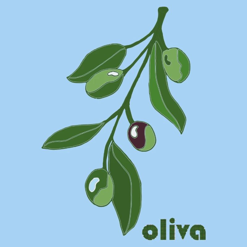 Vert graphique Rameau d’Olivier