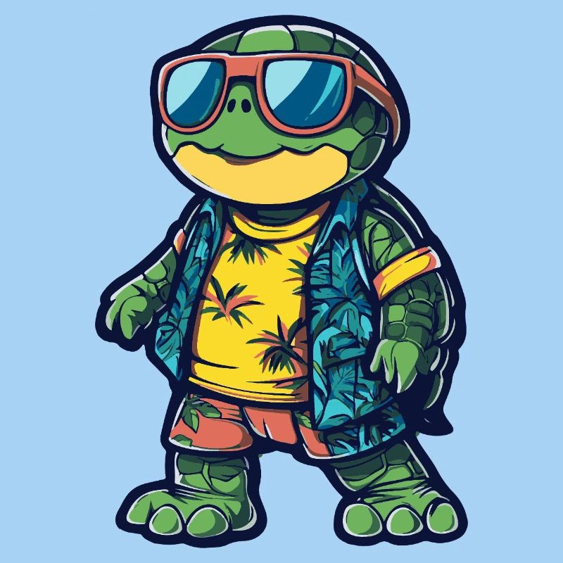 Turtle Comic Holiday