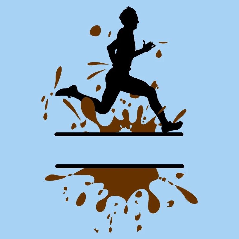 Mud Run Man – Customizable Runner