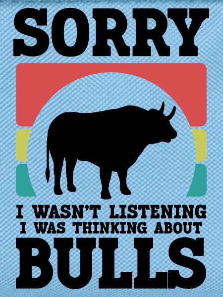 Stier Spruch Retro-Look