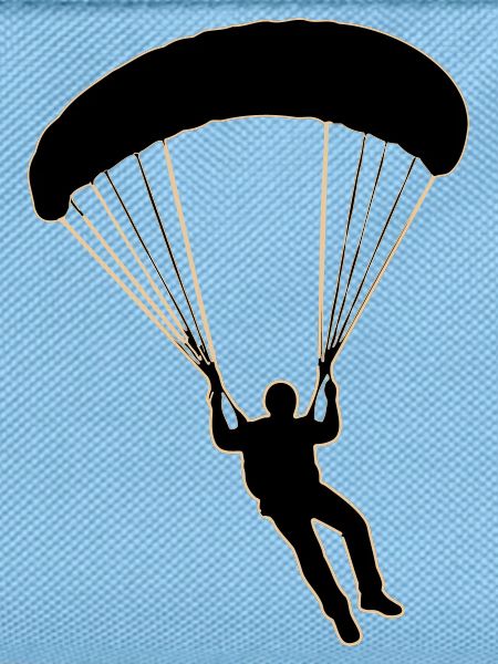 Paragleiter Silhouette