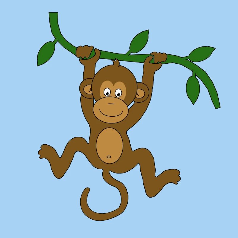 Affe im Baum