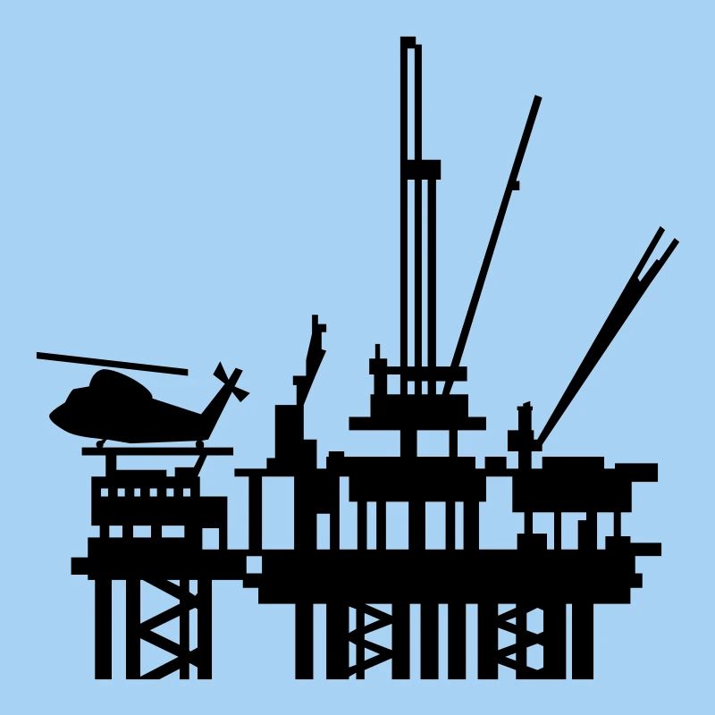 Ölplattform / offshore oil rig (1c)