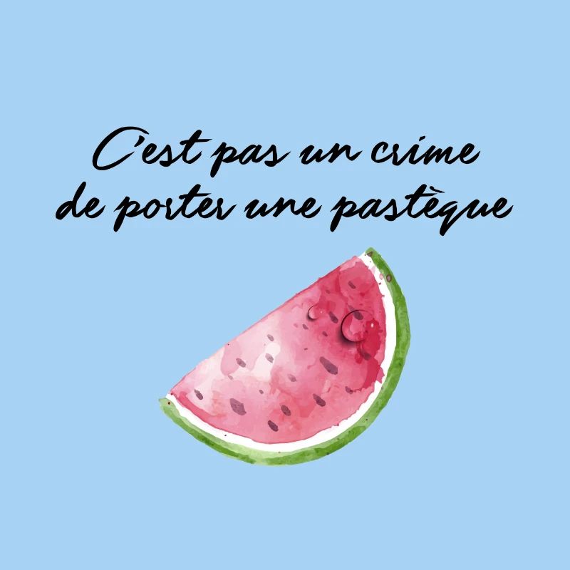 C'est pas un crime de porter une pastèque