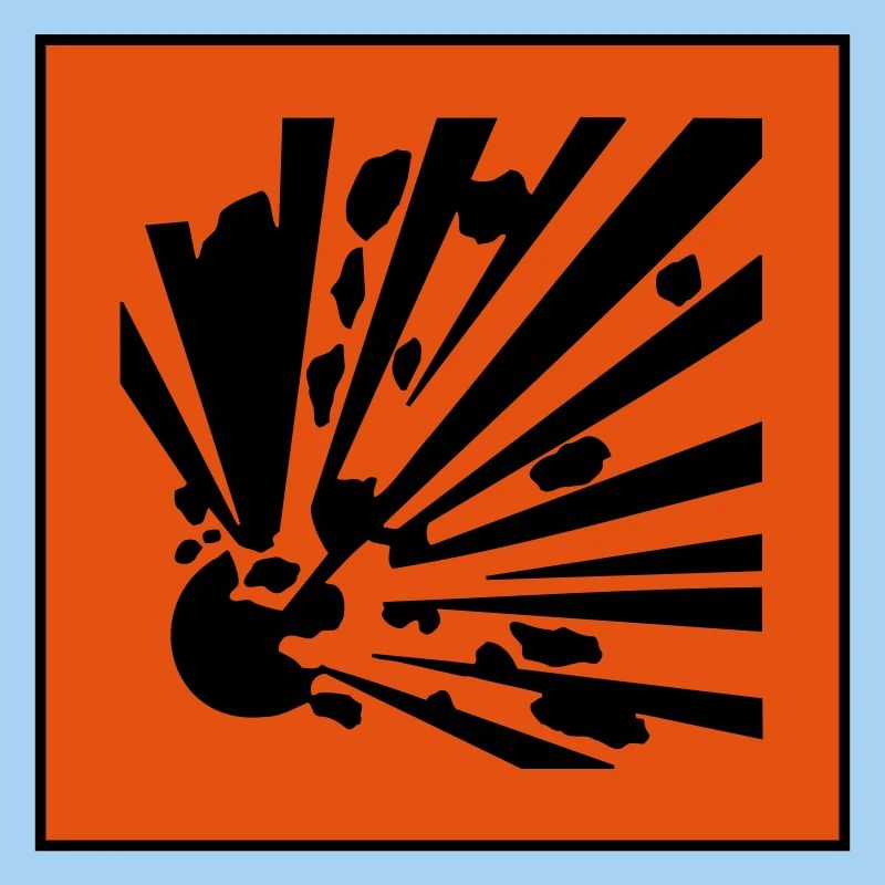 explosive hazard symbol