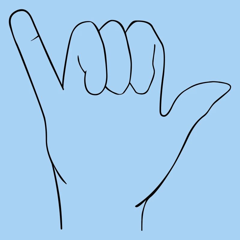 Signe à la main