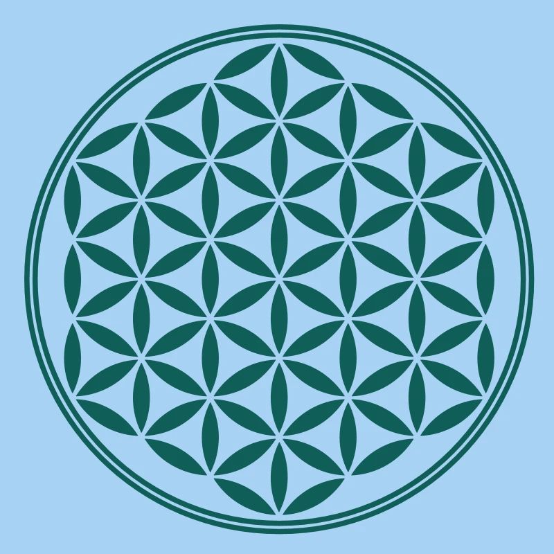 Fleur de la vie - Vector - 02, 1c, sacred geometry
