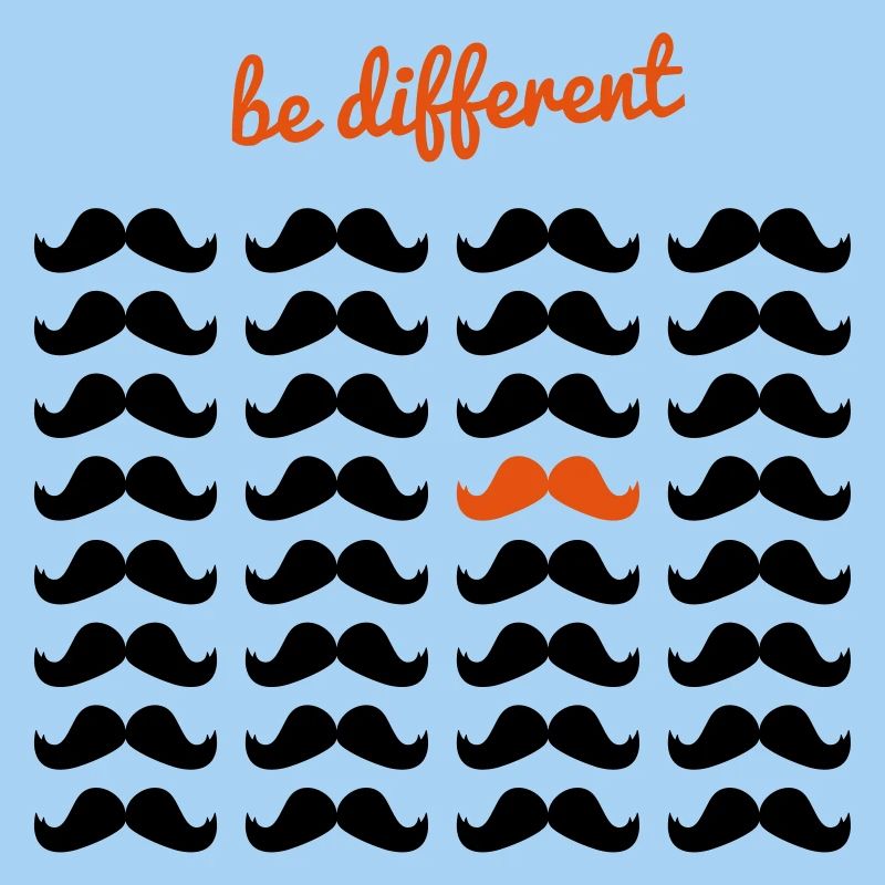 Be Different - Moustaches
